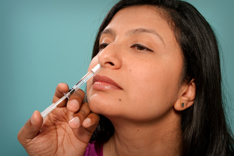 Nasal Injection of Decongestants