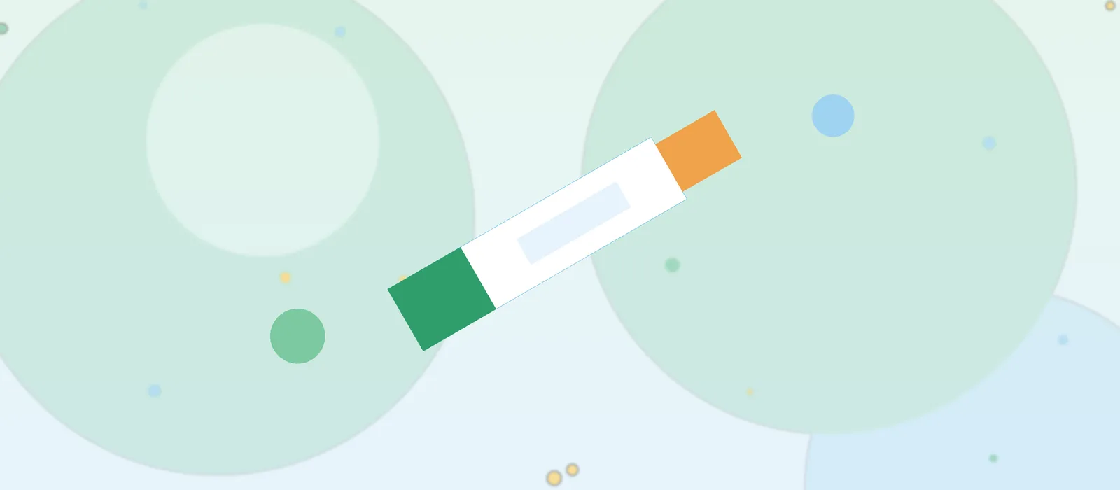 Flat illustration of an epinephrine auto-injector